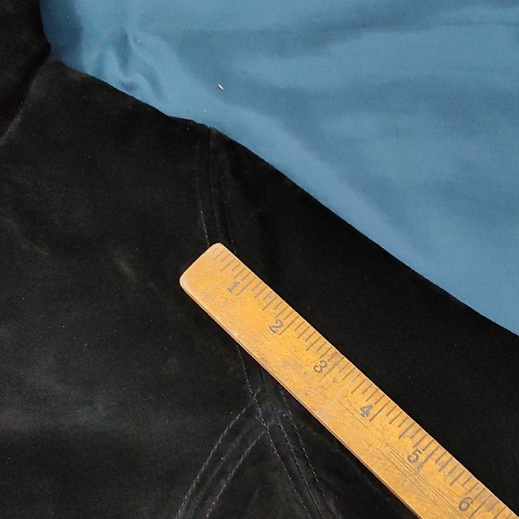 Sonoma Black Faux Fur Lined Leather Jacket - Picture 10 of 11